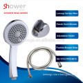 SH-1213 ABS plastic chromed bath water spray rain handheld shower heads